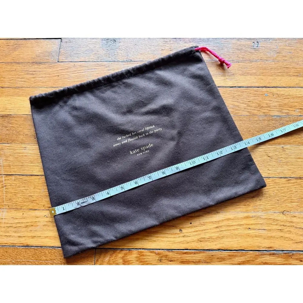 KATE SPADE Brown/Pink Dust Bag sz Small